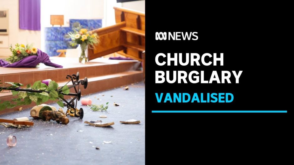 Canberra's historic St Thomas Aquinas church vandalised, delay in police examining scene | ABC News