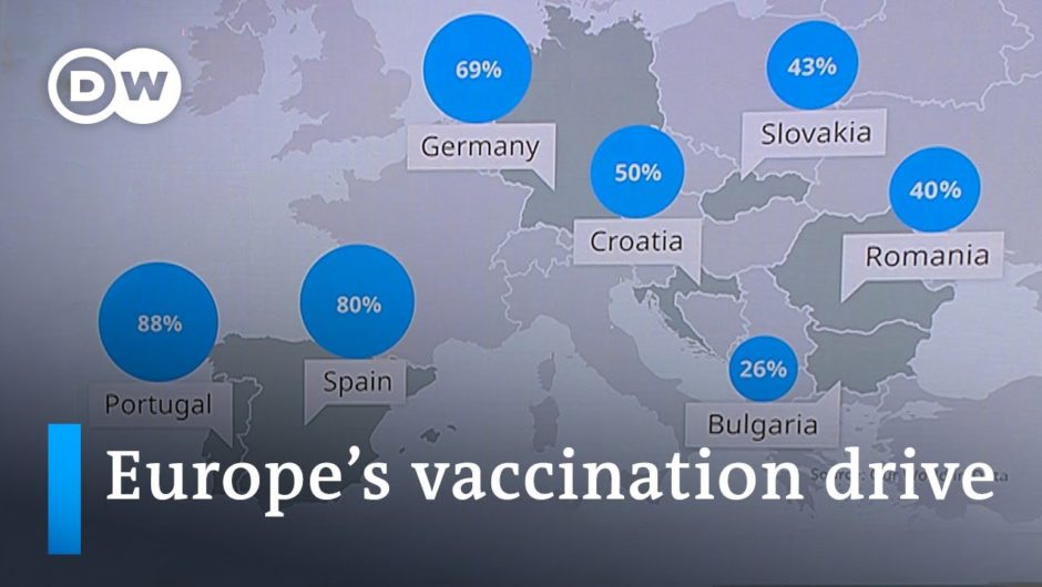 State of the pandemic within Europe primarily determined by vaccination rates | DW News