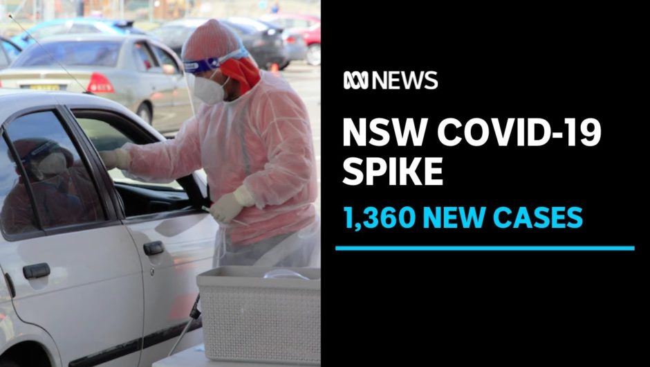 NSW records 1,360 new COVID-19 cases, with the Health Minister predicting surge | ABC News