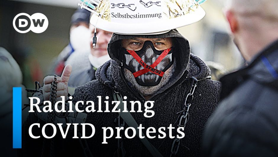 COVID protests in Germany become more frequent and more extremist | DW News