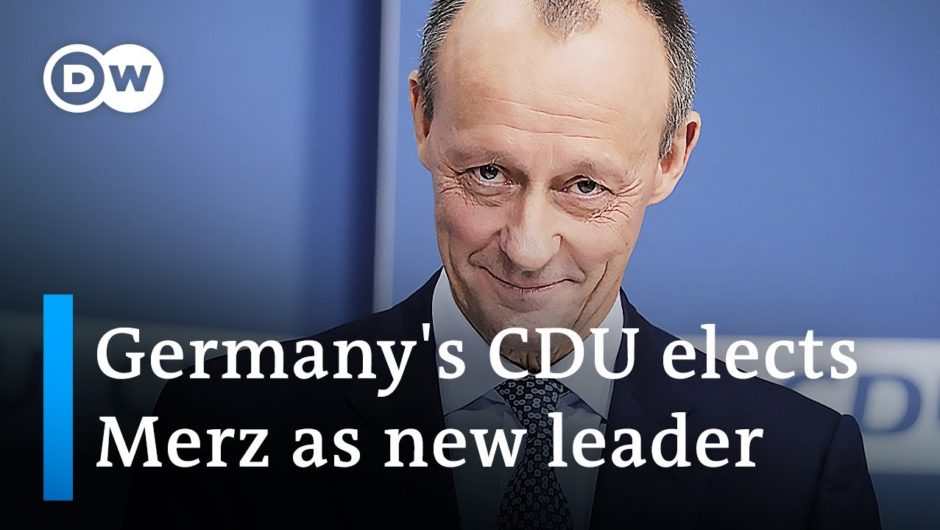 Friedrich Merz to lead Germany's CDU | DW News