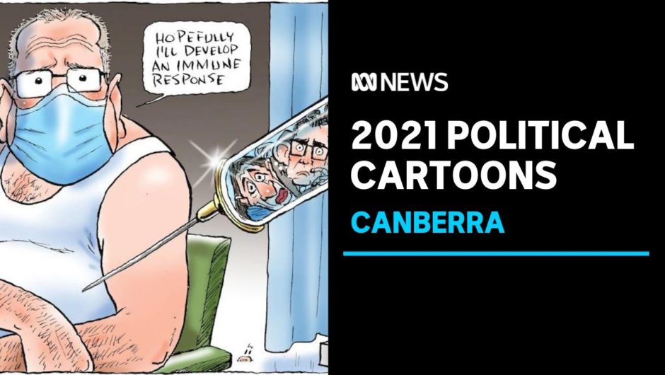 "A turducken of bin fires": Australia's political cartoon exhibit reflects on 2021 | ABC News