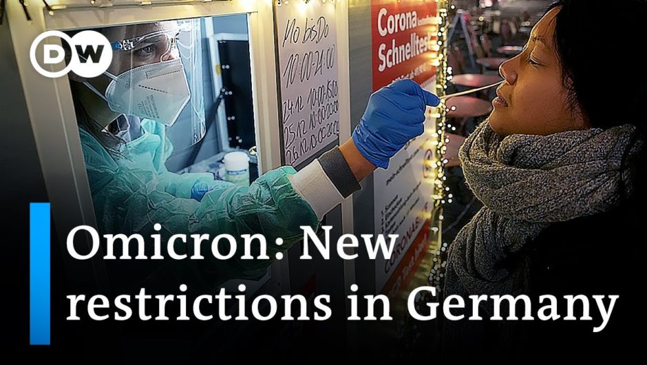 Omicron: Germany to limit private gatherings after Christmas | DW News