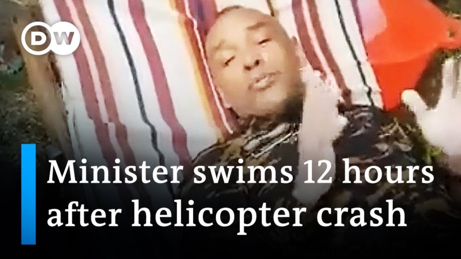 Madagascar minister swims 12 hours to shore after helicopter crash | DW News