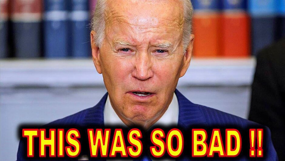 Biden Delivers WORST Sentence in Presidential History…..