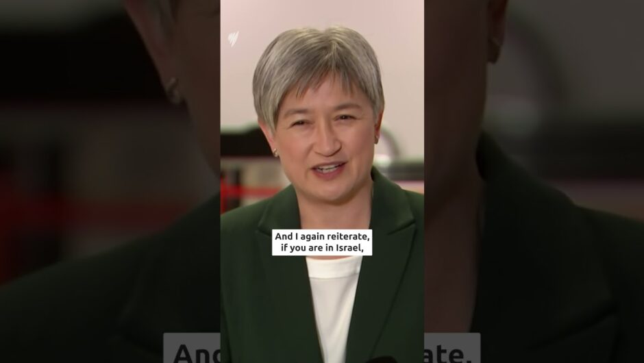 Penny Wong issues message to Australians amid Israel-Hamas war | SBS News