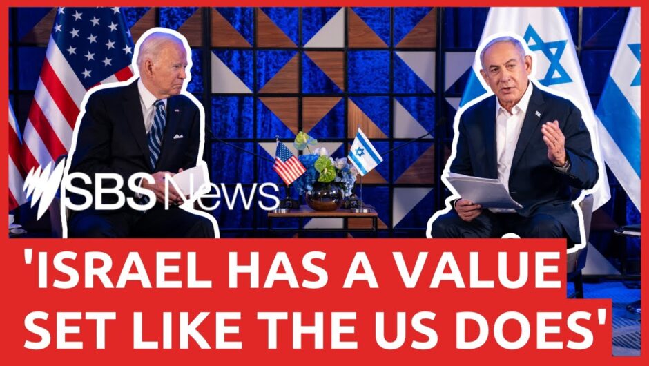 US President Joe Biden meets with Israeli Prime Minister Benjamin Netanyahu in Tel Aviv | SBS News