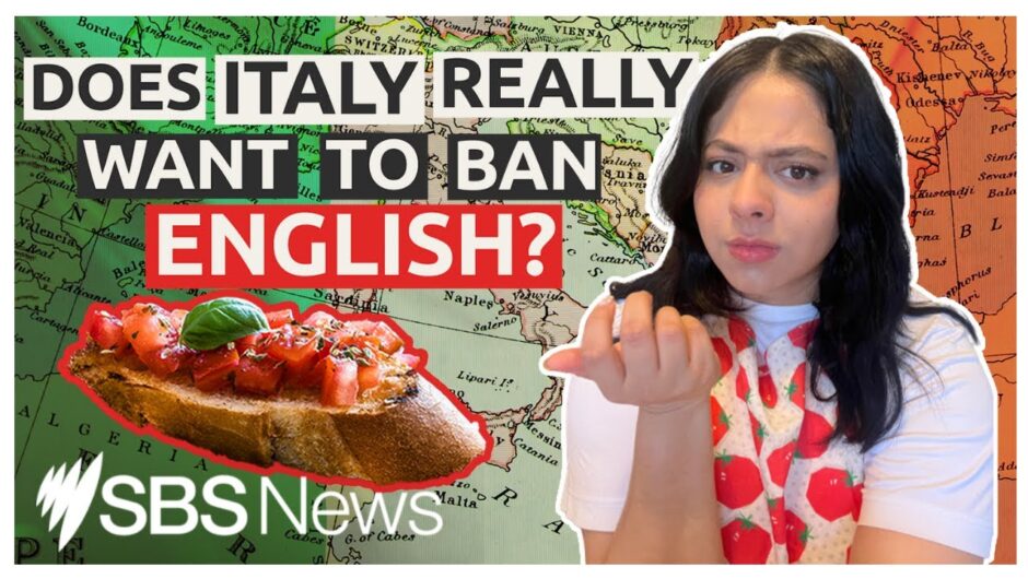 Why Italy wants to ban English | SBS News