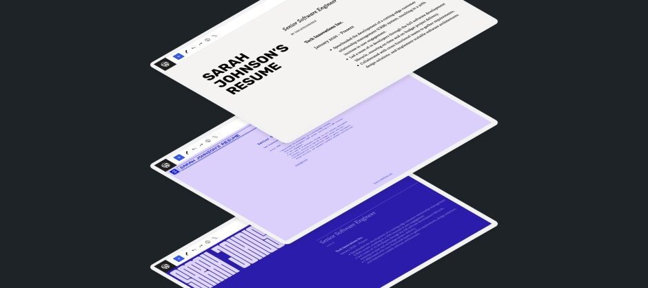 Create a Stellar Resume Using Any WordPress.com Theme – WordPress.com News