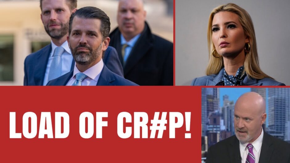 Glenn Kirschner ROASTS Trump’s Kids, and It’s Amazing! When Pretty Privilege Goes Wrong!