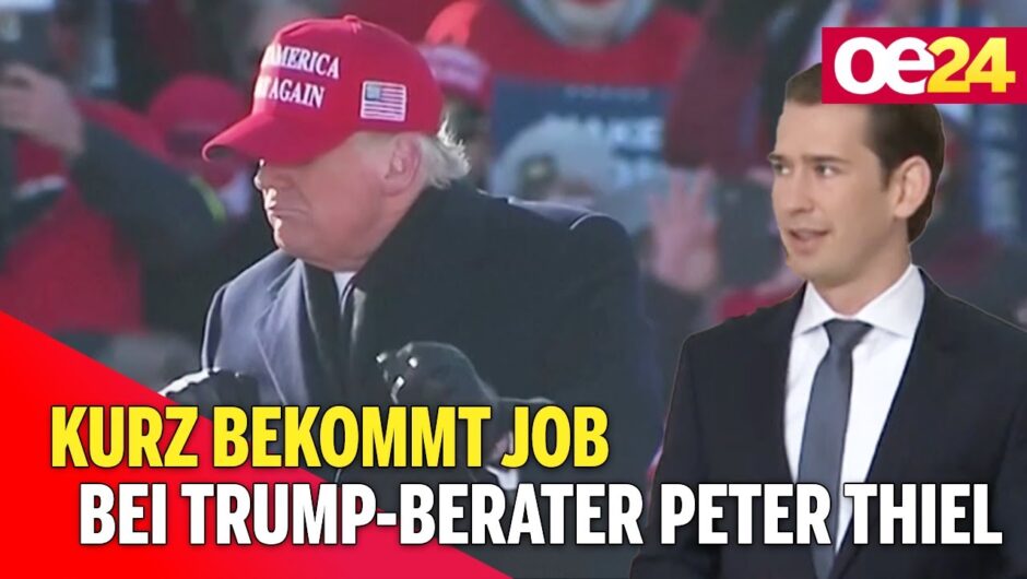Kurz bekommt Job bei Trump-Berater Peter Thiel