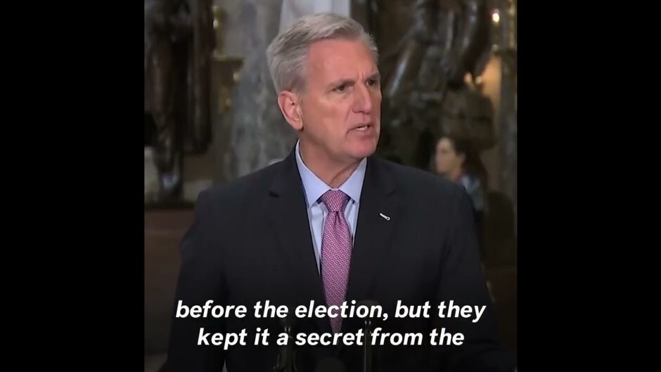 McCarthy Slams Biden's Treatment of Trump After Raid Amid Documents Drama